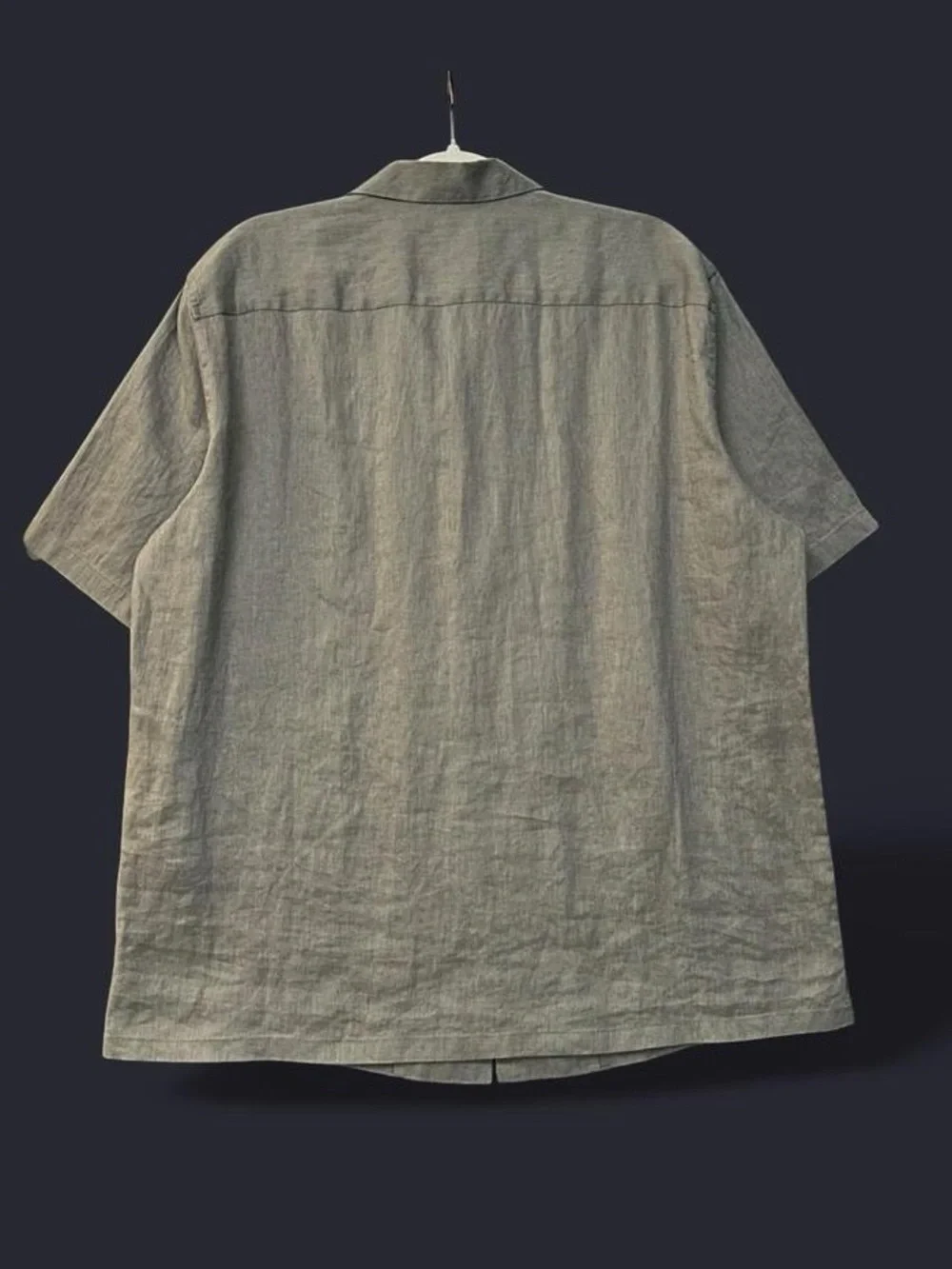 🔥 THEORY Wasabi Precise 100% Linen Button Down Shirt - Picture 2 of 4
